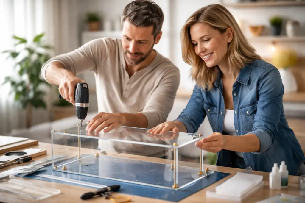 פרויקטי DIY מפרספקס לעיצוב הבית.